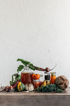 Fermented healthy foods and vegetables