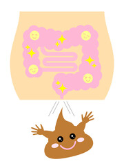 お通じのコンセプト。快便と健康な腸。