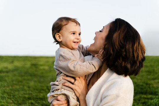 Mom And Her Toddler