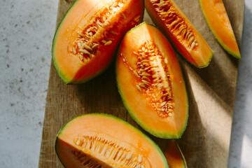 Canteloupe melon