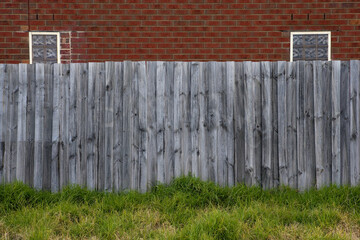 Urban Fence In Foreground