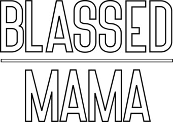 Fototapeta premium my mom svg