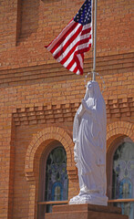 Historic Basilica of San Albino Catholic Church. Original church was built in 1852. Current...