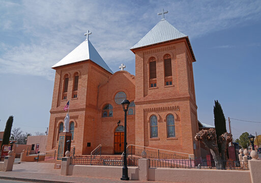 Historic Basilica of San Albino Catholic Church. Original church was built in 1852. Current structure was built in 1906
