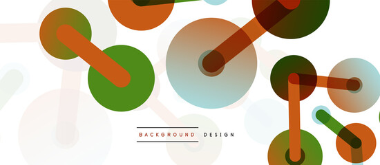 Network concept abstract background. Dots connection. Big data idea. Business template for wallpaper, banner, background or landing