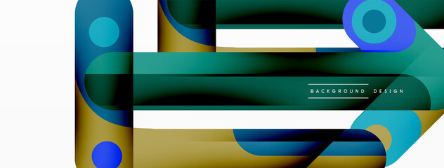 Colorful dynamic stripe composition. Lines geometric creative abstract background for wallpaper, banner or landing