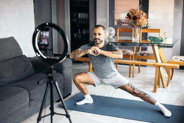 Online fitness class