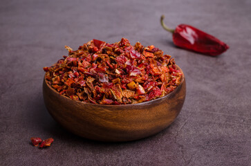 Crushed dry red pepper