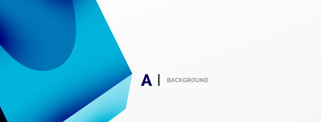 Abstract background - 3d abstract shape. Wallpaper for concept of AI technology, blockchain, communication, 5G, science, business