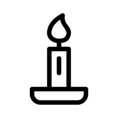 candle icon or logo isolated sign symbol vector illustration - high quality black style vector icons
