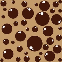Choco ball background free vector
