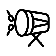 drum icon or logo isolated sign symbol vector illustration - high quality black style vector icons
