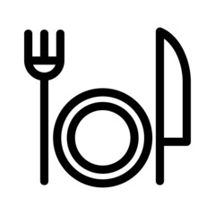 eat icon or logo isolated sign symbol vector illustration - high quality black style vector icons
