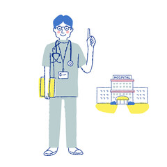 医療従事者と病院