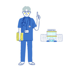 医療従事者と病院