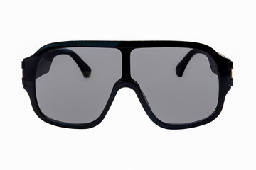 Men or women Oversize Retro Style SUNGLASSES with isolated white background front angle 2195 black