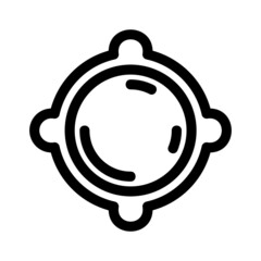 tambourine icon or logo isolated sign symbol vector illustration - high quality black style vector icons
