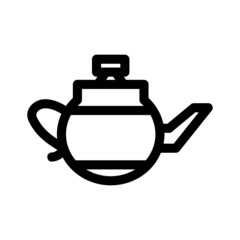 teapot icon or logo isolated sign symbol vector illustration - high quality black style vector icons
