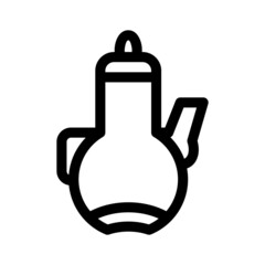 teapot icon or logo isolated sign symbol vector illustration - high quality black style vector icons
