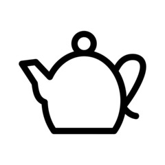 teapot icon or logo isolated sign symbol vector illustration - high quality black style vector icons
