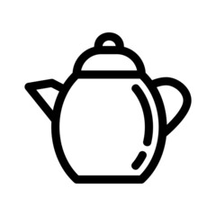 teapot icon or logo isolated sign symbol vector illustration - high quality black style vector icons
