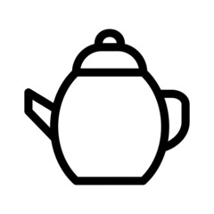 teapot icon or logo isolated sign symbol vector illustration - high quality black style vector icons
