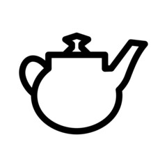 teapot icon or logo isolated sign symbol vector illustration - high quality black style vector icons
