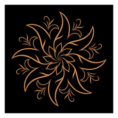 Fototapeta premium Amazing vector mandalas in different themes in oriental and western style for luxury logos, designs and coloring books