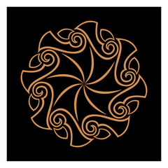 Amazing vector mandalas in different themes in oriental and western style for luxury logos, designs and coloring books