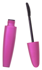 Black Mascara Eye Makeup in Fuscia Container