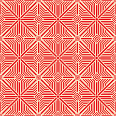 skandinavian red cream seamless pattern