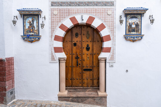 door in spain with arab influences 
