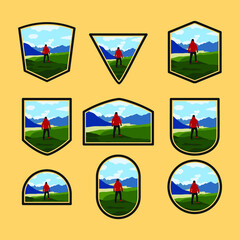 9 Explore Adventure Badge Designs