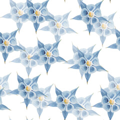 seamless pattern with flowers