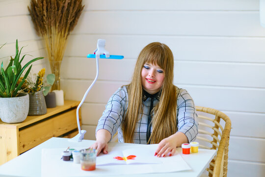 woman with down syndrome