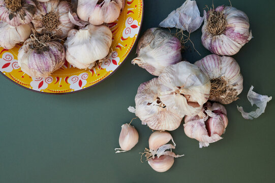 Homegrown garlic