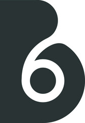 B 6 logo