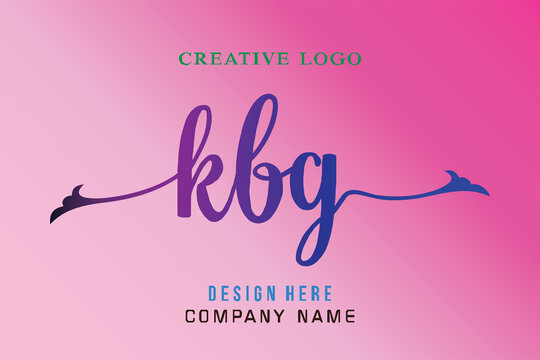 KBG  lettering logo is simple, easy to understand and authoritative