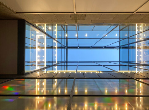 open skylight in roof