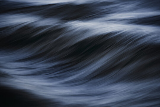 Deep Blue Wave in Motion 01