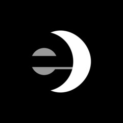 e moon eclips logo