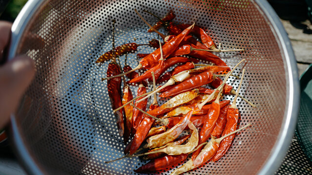 sun-dried red peppers