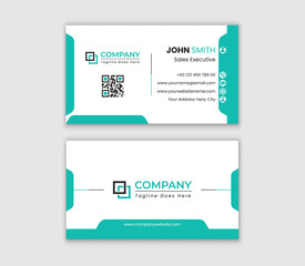 Modern & Elegant Corporate Business Card or Personal Visiting Card Design Template