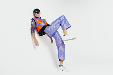 Gorgeous fashion style photo of a modern man