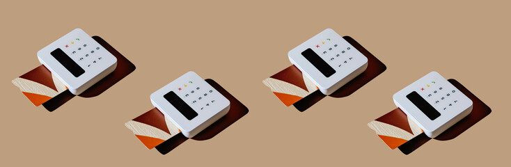 payment terminals in web banner format