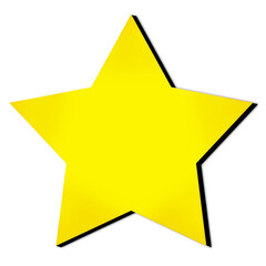 The star in yellow