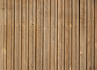 Fototapeta premium texture of a wooden brown fence with nails in a row