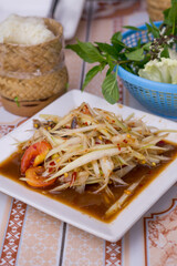 Thai papaya salad or what we call 
