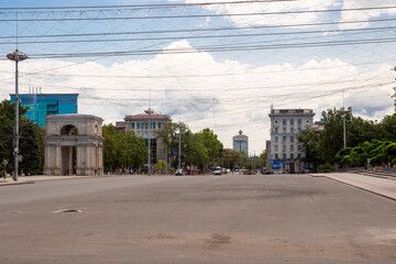 Fototapeta na wymiar Moldavie, Chisinau, centre ville