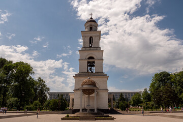 Fototapeta na wymiar Moldavie, Chisinau, Cathédrale de la nativité, centre ville
